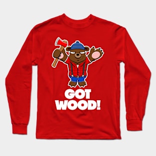 I won't eat you! - Got wood axe Long Sleeve T-Shirt